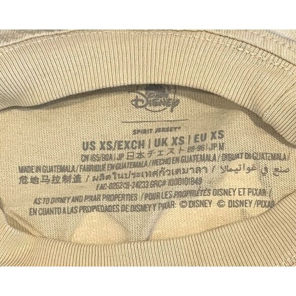 Disney Disneyland Resort Beige Character Letters Spirit Jersey Sweatshirt - Picture 6 of 7